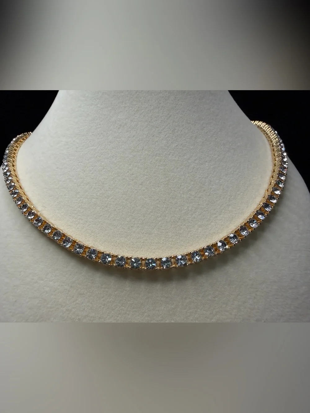 Tennis Necklace 24in 4.3MM AAA CZ Stones 14K Premium Finish w/lock clasp